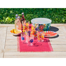 Load image into Gallery viewer, Green Lavant Midsummer Lidded Picnic Melamine 158 fl oz. Serving Bowl 5064RR
