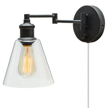 Load image into Gallery viewer, Swing Arm Single Light in Dark Bronze Finish #9335
