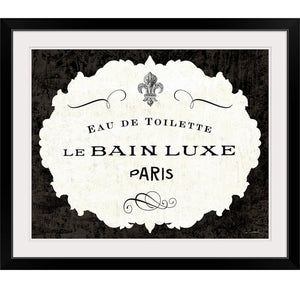 27" H x 32" W x 1" D Le Bain Luxe Le Bain Luxe I by Sue Schlabach - Textual Art