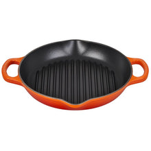 Load image into Gallery viewer, Le Creuset 11 in. Cast Iron Round Grill Pan GL562

