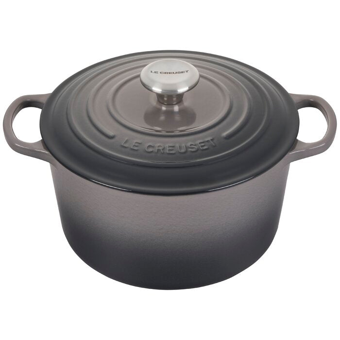 Oyster Le Creuset 2 Qt. Enameled Cast Iron Signature Deep Oven