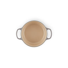Load image into Gallery viewer, Le Creuset Oyster Signature Cast Iron Round Dutch Oven with Lid
