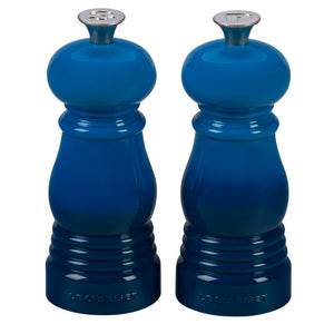 4.3" H x 2.9" W x 2.9" D Marseille Le Creuset Petite Salt and Pepper Mill Set 3276AH/GL