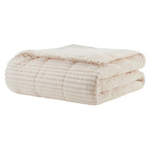 Load image into Gallery viewer, Leachville White Corduroy Plush Down Alternative Blanket (SB1456)
