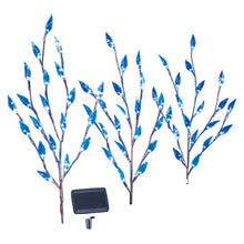 Load image into Gallery viewer, Leaf Branch Solar Lighted Trees and Branches (Set of 3) GL277
