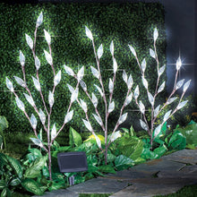 Load image into Gallery viewer, Leaf Branch Solar Lighted Trees and Branches (Set of 3) EC1415
