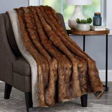 Load image into Gallery viewer, Leavens Chinchilla Faux Fur Blanket 7106RR
