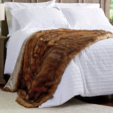 Load image into Gallery viewer, Leavens Chinchilla Faux Fur Blanket 7106RR
