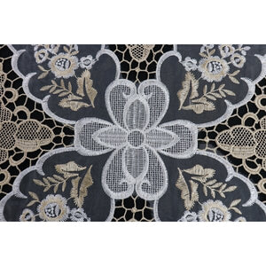 36'' x 36'' Leclair Floral Round Tablecloth