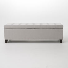 Load image into Gallery viewer, Ledger 50.75&#39;&#39; Wide Tufted Rectangle Storage Ottoman with Storage
