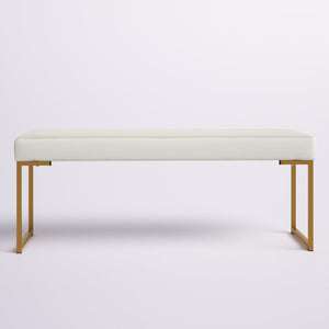 Lee Upholstered Bench, 18.2'' H X 48.3'' W X 16.5'' D