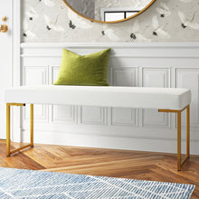 Load image into Gallery viewer, Lee Upholstered Bench, 18.2&#39;&#39; H X 48.3&#39;&#39; W X 16.5&#39;&#39; D
