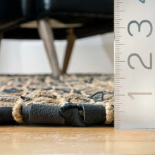 Load image into Gallery viewer, Legacy Handmade Hand-Knotted Beige/Black Rug 5 x 8
