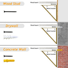 Load image into Gallery viewer, Legare 3 Piece Floating Shelf
