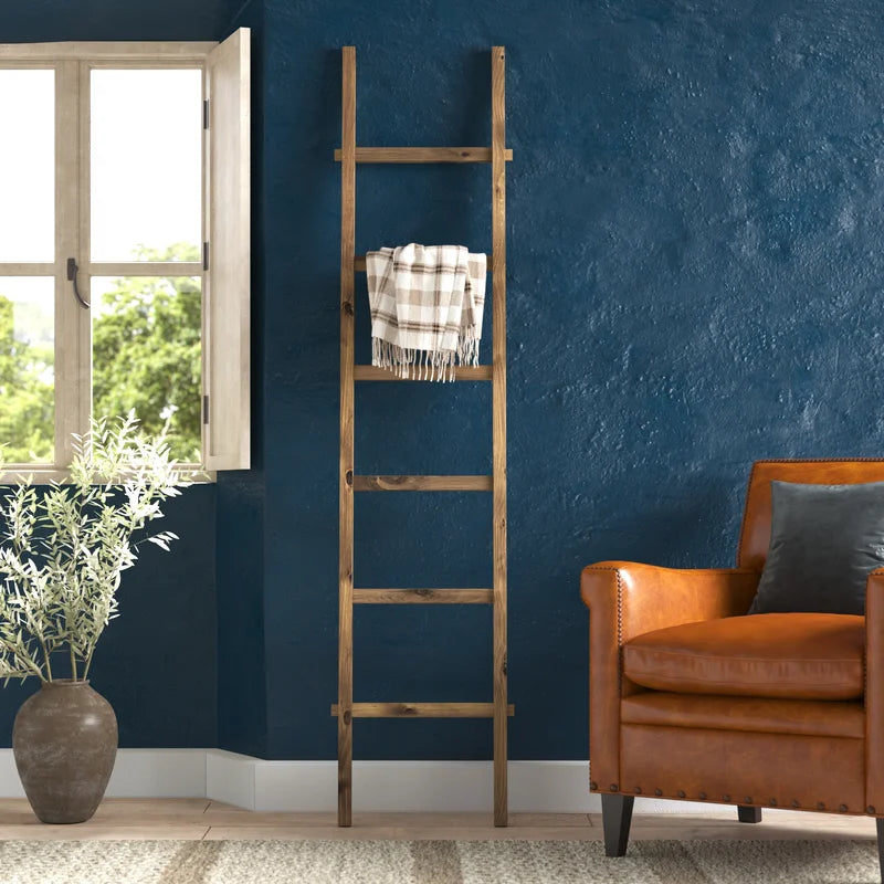 Legault Solid Wood Blanket Ladder