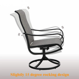 Leigh Swivel Patio Dining Armchair (Set of 2) 7469RR