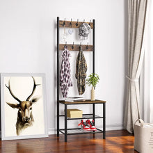 Load image into Gallery viewer, Leija 23.6&#39;&#39; Wide Hall Tree with Bench and Shoe Storage
