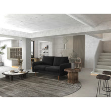 Load image into Gallery viewer, Lemke 58&quot; Velvet Round Arm Loveseat
