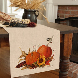 Lenni Rectangular Thanksgiving Table Runner
