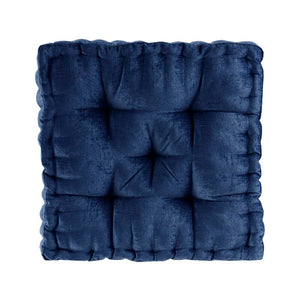 Square 20" Floor Pillow in Navy Fabric #9718