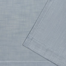 Load image into Gallery viewer, Leon Solid Semi-Sheer Tab Top White Curtain Panels 54&quot; x 84&quot; - Set of 2 Panels (1292ND)
