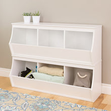 Load image into Gallery viewer, White Leonor Manufactured Wood Organizer 1269CDR
