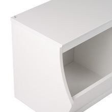 Load image into Gallery viewer, White Leonor Manufactured Wood Organizer 1269CDR
