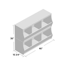 Load image into Gallery viewer, White Leonor Manufactured Wood Organizer 1269CDR
