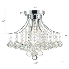 Load image into Gallery viewer, Lesbury 3 - Light Unique Tiered Chandelier with Crystal Accents
