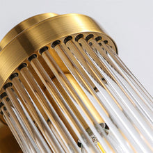 Load image into Gallery viewer, Lesie 1 pc Gold Wall Sconce Flush-Mounted Wall Lamp, (Set of 2) - 2 Boxes
