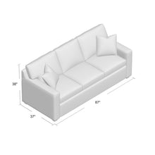 Load image into Gallery viewer, Lesley 87&#39;&#39; Square Arm Sofa Bed 6305RR

