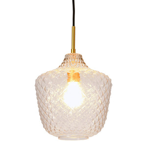 11'' H X 9.5'' W X 9.5'' D Leslie 1 Light Unique Geometric Pendant