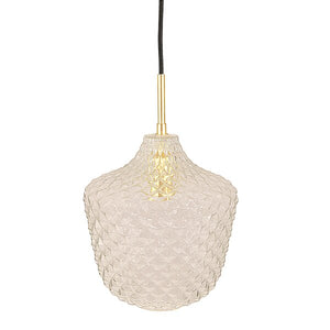 11'' H X 9.5'' W X 9.5'' D Leslie 1 Light Unique Geometric Pendant