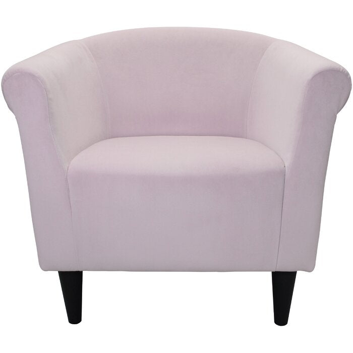 Liam Barrel Chair, Color: Blush Pink, #6346