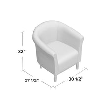 Load image into Gallery viewer, Liam Barrel Chair, Color: Cowboy Brown, #6341
