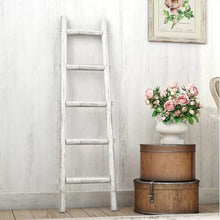 Load image into Gallery viewer, Lianes Solid Wood Blanket Ladder
