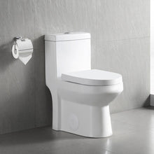 Load image into Gallery viewer, 16.5&quot;H Liberty Dual-Flush Elongated One-Piece Toilet (Seat Included)
