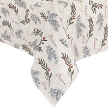 Load image into Gallery viewer, Liddle Floral Christmas Tablecloth, 52&quot;L x 70&quot;W

