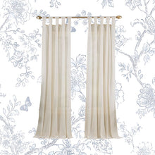 Load image into Gallery viewer, Liebert Solid Semi-Sheer Tab Top Single Curtain Panel GL398
