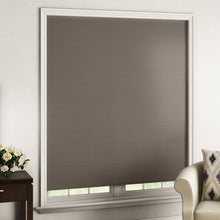 Load image into Gallery viewer, 34.5&quot;W x 64&quot;L Light Filtering Chocolate Cellular Shade  (Set of 2)7282
