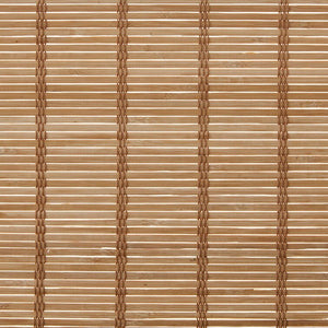 27'W x 64"L Brown Light Filtering Roman Shade