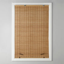 Load image into Gallery viewer, 27&#39;W x 64&quot;L Brown Light Filtering Roman Shade

