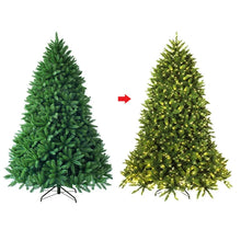 Load image into Gallery viewer, Lighted Artificial Fir Christmas Tree, 6&#39; H
