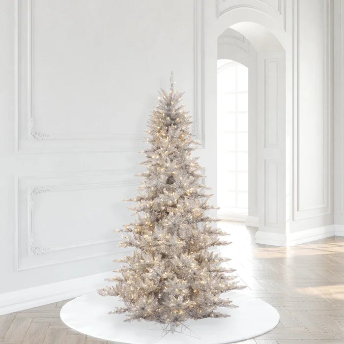 6.5' Lighted Artificial Fir Christmas Tree