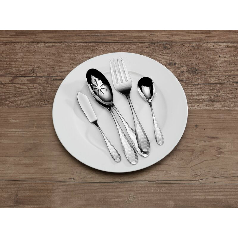 Lilah 45 Piece 18/10 Stainless Steel Flatware Set, Service for 8 7590RR