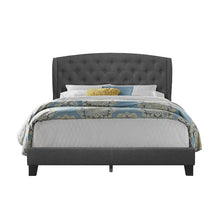 Load image into Gallery viewer, Lilianna Tufted Upholstered Low Profile Platform Bed, King

