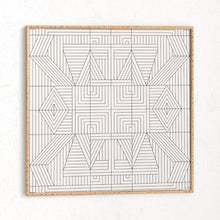 Load image into Gallery viewer, 30&quot; H x 30&quot; W x 1&quot; D Line Mandala by Holli Zollinger - Picture Frame
