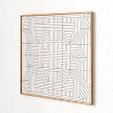 Load image into Gallery viewer, 30&quot; H x 30&quot; W x 1&quot; D Line Mandala by Holli Zollinger - Picture Frame
