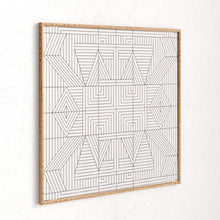 Load image into Gallery viewer, 30&quot; H x 30&quot; W x 1&quot; D Line Mandala by Holli Zollinger - Picture Frame
