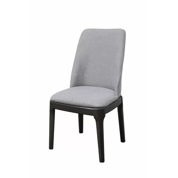 Linen Parsons Chair in Gray (Set of 2)